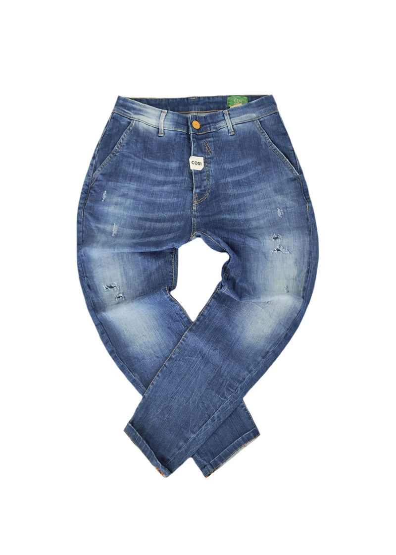 Ανδρικό τζιν παντελόνι cosi jeans - 64-payson μπλε