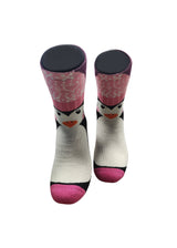 Κάλτσες V-tex socks - PINK-PENGUIN μαύρο