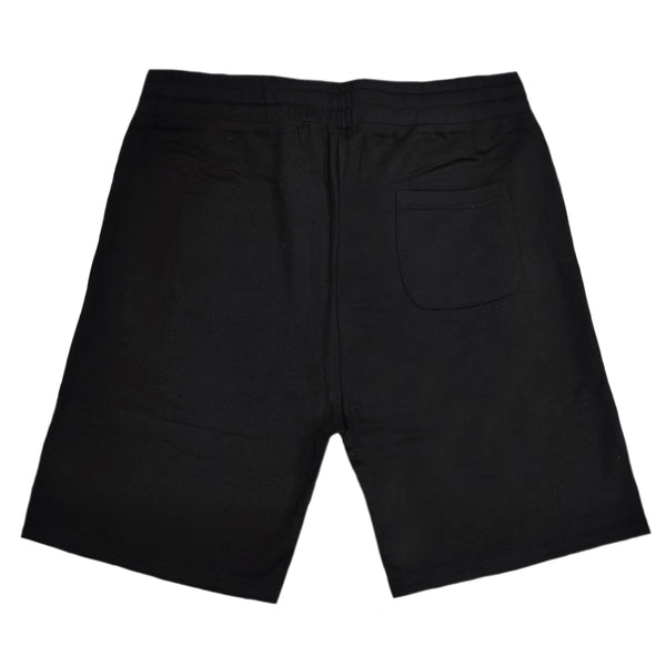 Ανδρική βερμούδα Gang - PF-0021-1 - simple shorts μαύρο