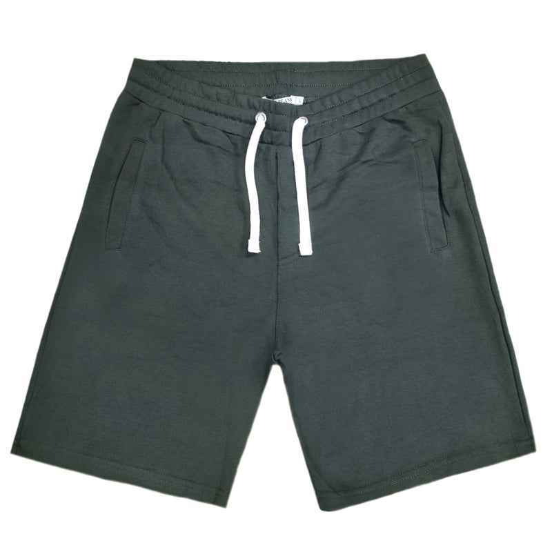 Ανδρική βερμούδα Gang - PF-0021-7 - simple shorts χακί