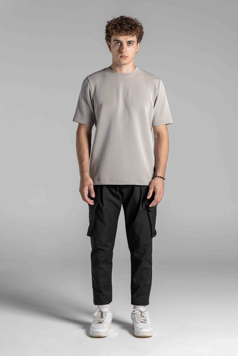 Ανδρικό υφασμάτινο παντελόνι κάργκο Cosi Jeans - 66-PITTI - cargo fabric pants regular fit μαύρο