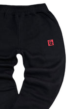Ανδρική φόρμα Close society - PN26-500 - red logo regular fit black