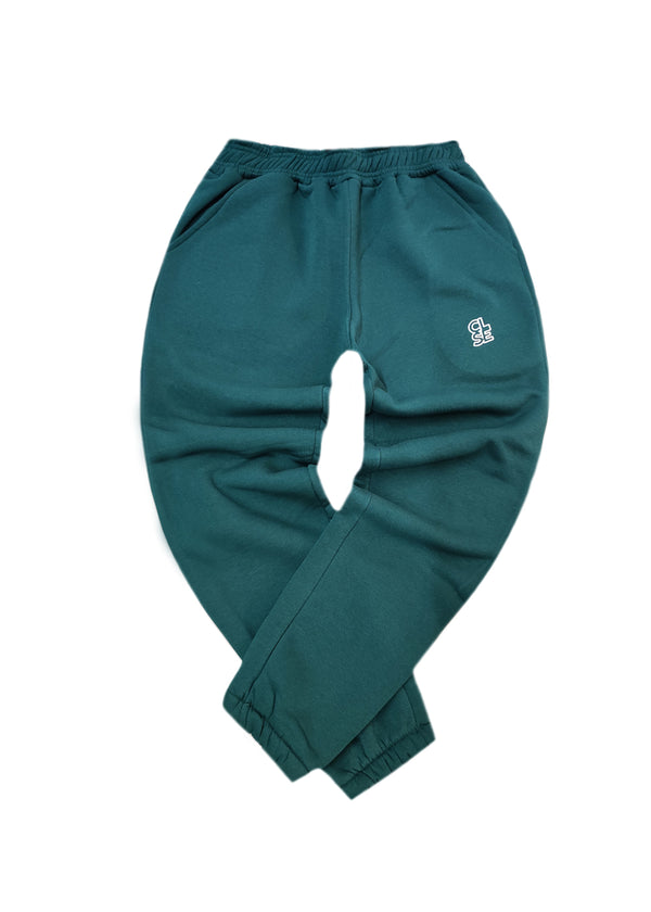Ανδρική φόρμα Close society - PN26-501- white logo regular fit πράσινο
