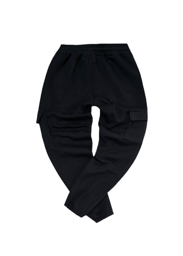 Ανδρική φόρμα cargo Close society - PNC-300-black logo white