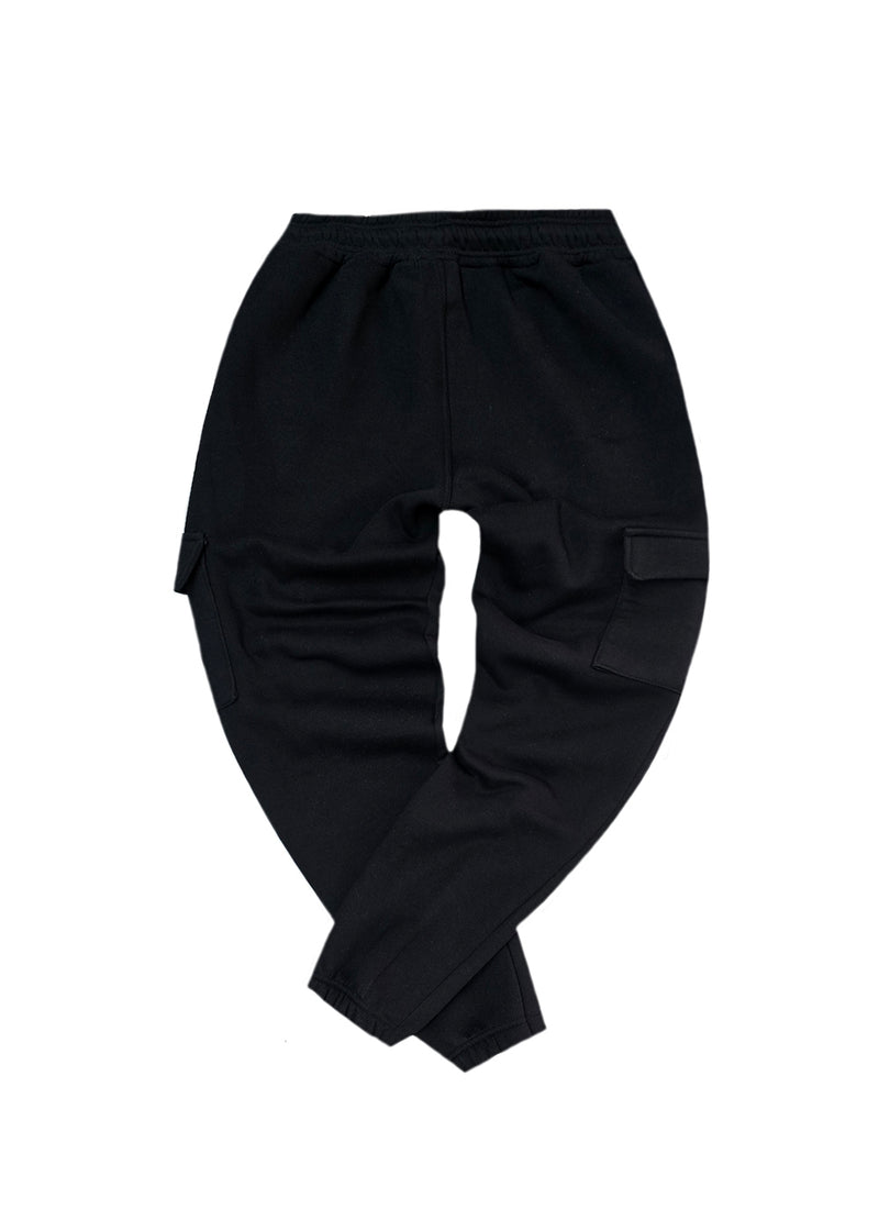 Ανδρική φόρμα cargo Close society - PNC-300-black logo white