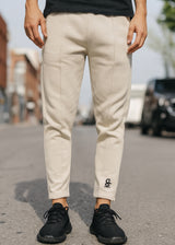 Ανδρική φόρμα Close society-PNS26-701-beige logo