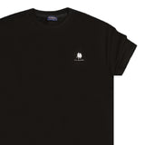 Ανδρική κοντομάνικη μπλούζα New World Polo - POLO-2001 - simple logo μαύρο