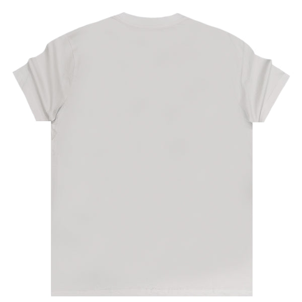 Ανδρική κοντομάνικη μπλούζα New World Polo - POLO-2024 - scooter bear t-shirt λευκό