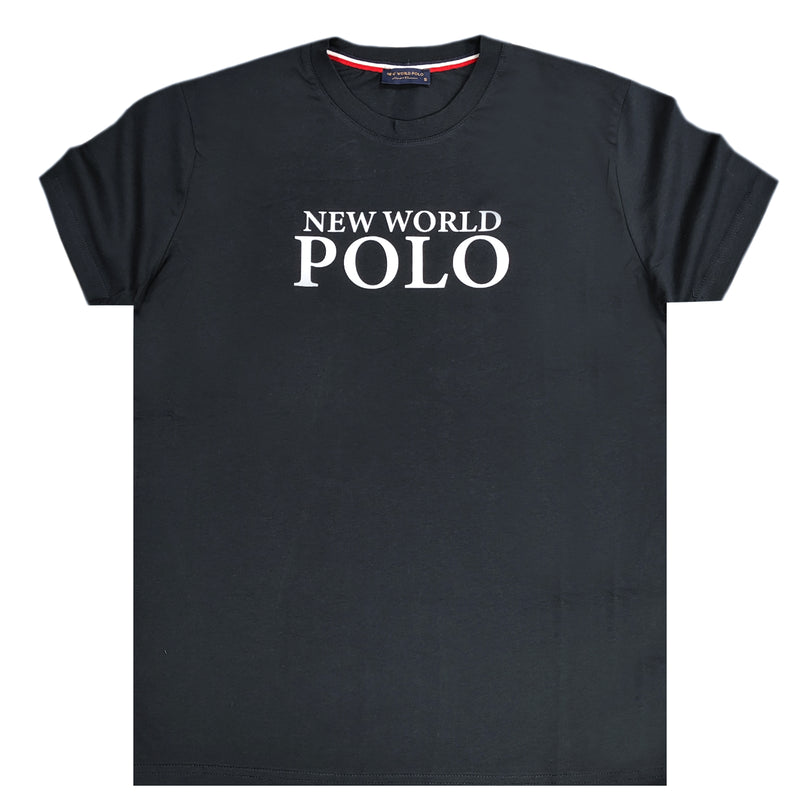 New World Polo - POLO-2030 - logo t-shirt - navy