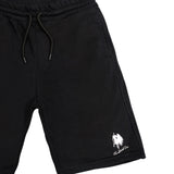 Ανδρική βερμούδα New World Polo - POLO-6003 - embroidered shorts μαύρο