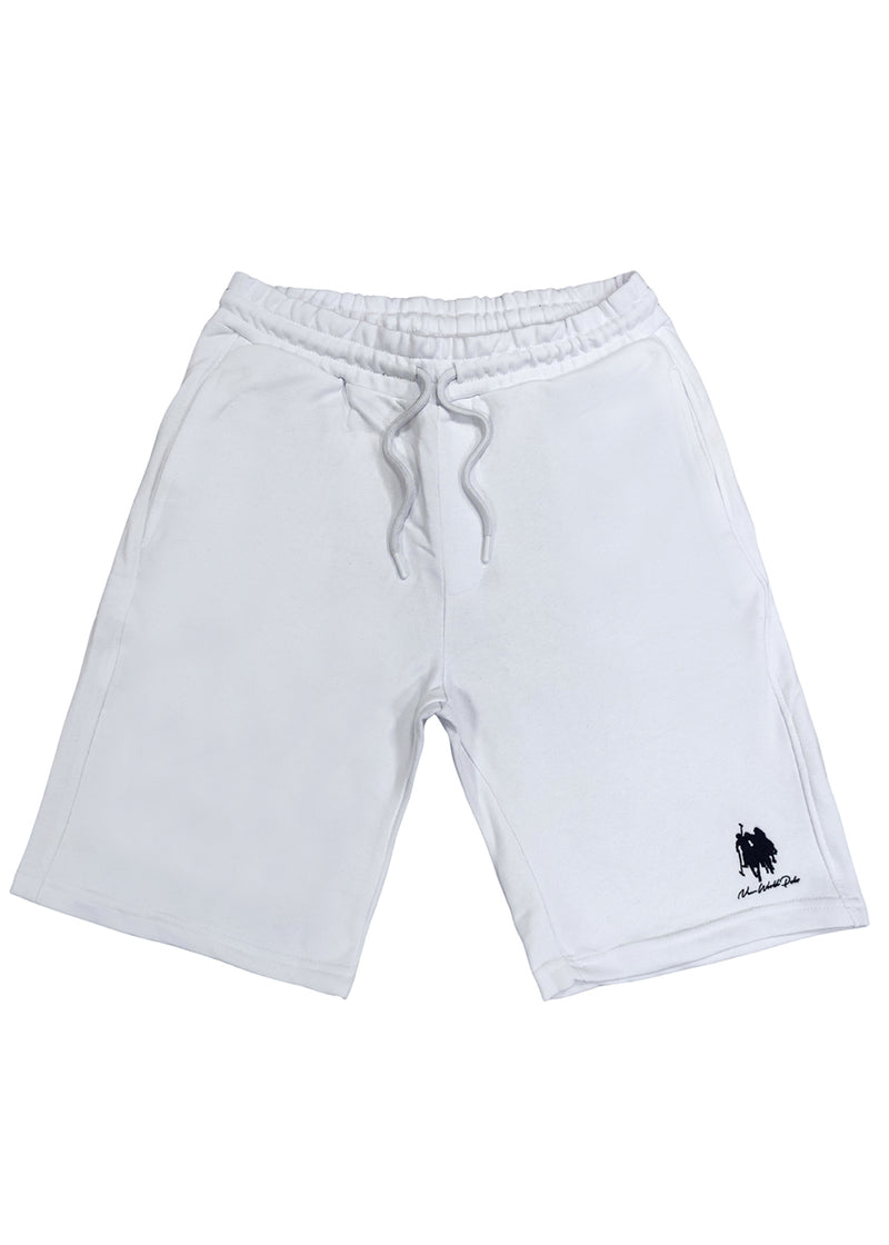 Ανδρική βερμούδα New World Polo - POLO-6003 - embroidered shorts λευκό