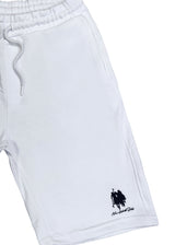 Ανδρική βερμούδα New World Polo - POLO-6003 - embroidered shorts λευκό