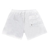 Ανδρικό μαγιό New World Polo - POLO 15504 - logo swim shorts λευκό
