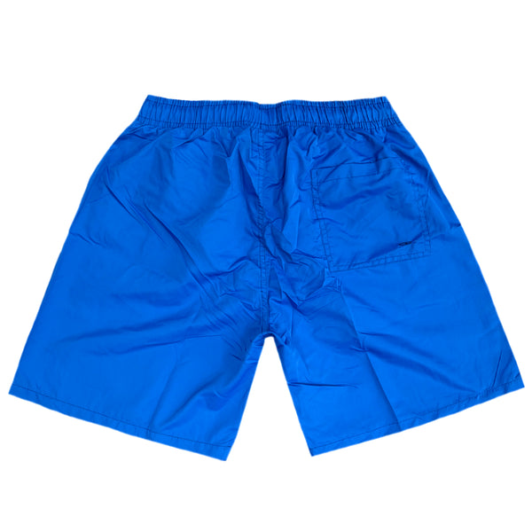 Ανδρικό μαγιό New World Polo - POLO 7001 - simple patch swim shorts  μπλε