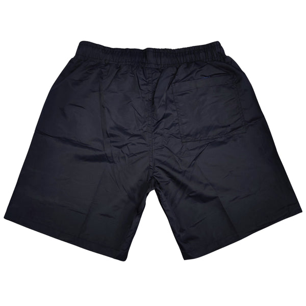 Ανδρικό μαγιό New World Polo - POLO 7001 - simple patch swim shorts σκούρο μπλε