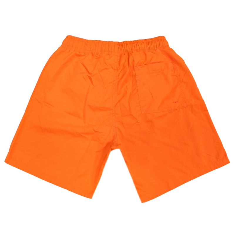 Ανδρικό μαγιό New World Polo - POLO 7001 - simple patch swim shorts πορτοκαλί