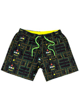 Ανδρικό μαγιό New World Polo - POLO 7014 - pacman arcade swim shorts black