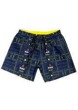 Ανδρικό μαγιό New World Polo - POLO 7014 - pacman arcade swim shorts σκούρο μπλε