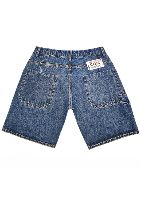 Ανδρική βερμούδα jean Cosi jeans - POOLRIPLE - grain shorts μπλε