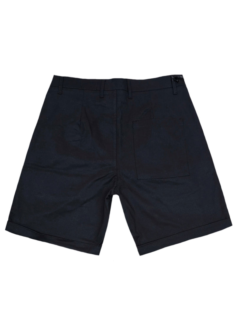 Ανδρική υφασμάτινη βερμούδα  Cosi Jeans -50-PRIMO - fabric regular fit shorts μαύρο