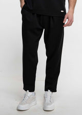 Ανδρικό παντελόνι Close Society-PUNTO PANTS-black simple oversized pants μαύρο