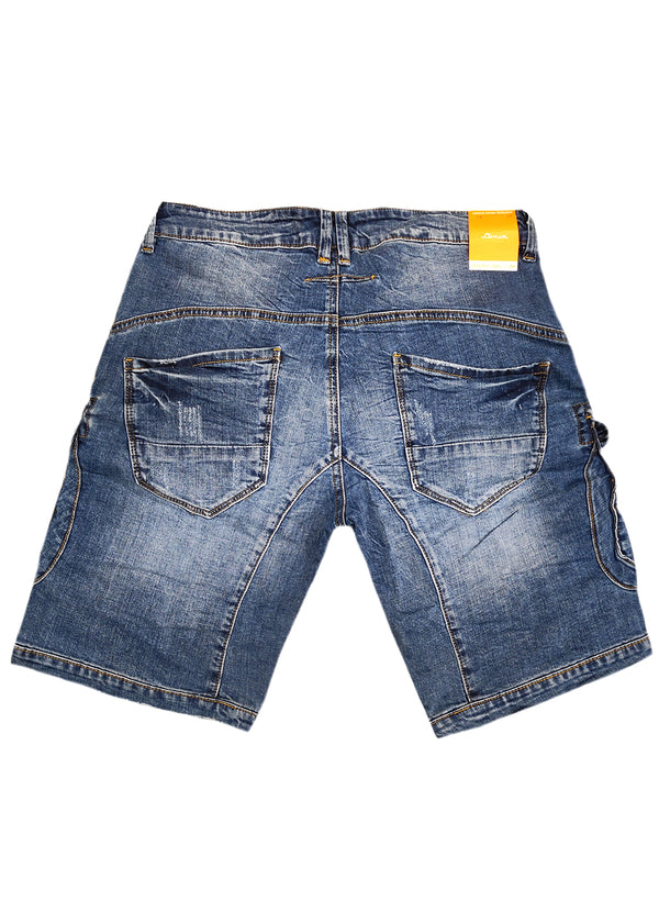 Ανδρική βερμούδα cargo Gang - RJ-968 - cargo shorts denim