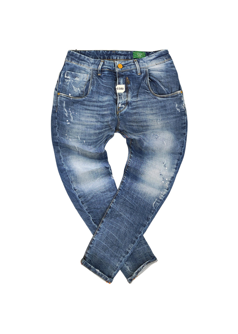 Ανδρικό τζιν παντελόνι cosi jeans - 64-roseville μπλε