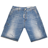 Ανδρική βερμούδα jean Cosi jeans - ROTA - classic shorts μπλε