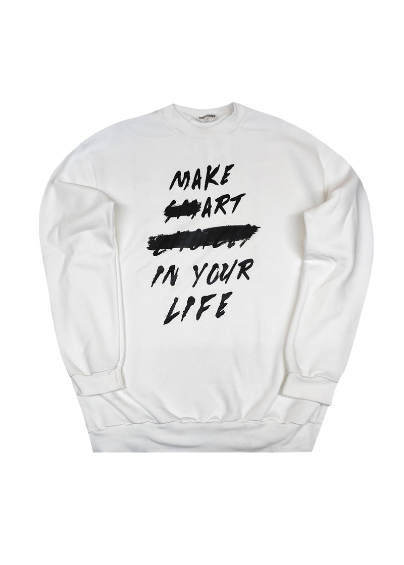 Ανδρικό μακρυμάνικο φούτερ Tony couper-S/0-25/2-ecru Art