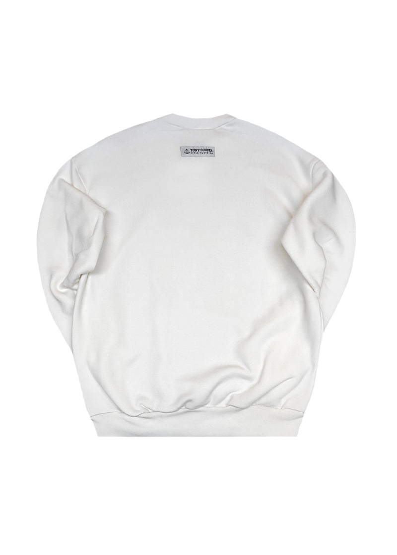 Ανδρικό μακρυμάνικο φούτερ Tony couper-S/0-25/2-ecru Art