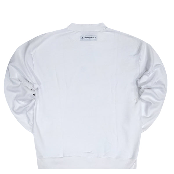 Tony couper - S23/15 - smile logo crewneck - white