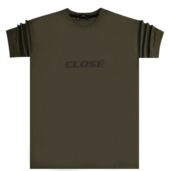 Clvse society - S23-208 - big logo tee - khaki