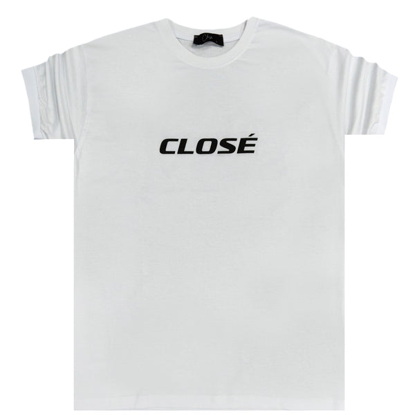 Clvse society - S23-208 - big logo tee - white