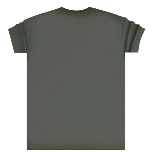 Close society - S23-260 - classic logo tee - khaki