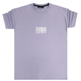 Close society - S23-280 - barcode logo tee - lilaq