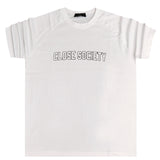 Clvse society - S23-290 - raglan logo tee - white