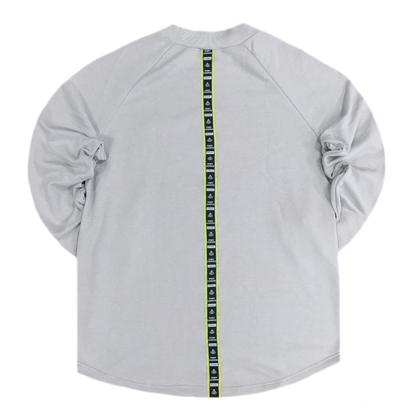 Tony couper - S23/2 - green gross crewneck - grey