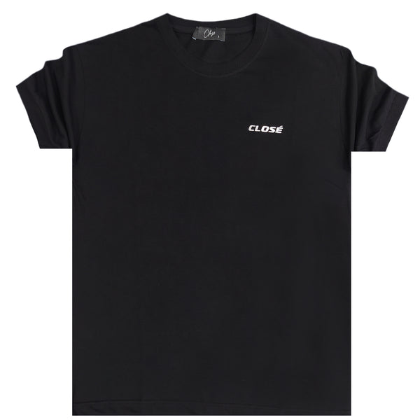 Close society - S23-300 - glossy logo tee - black