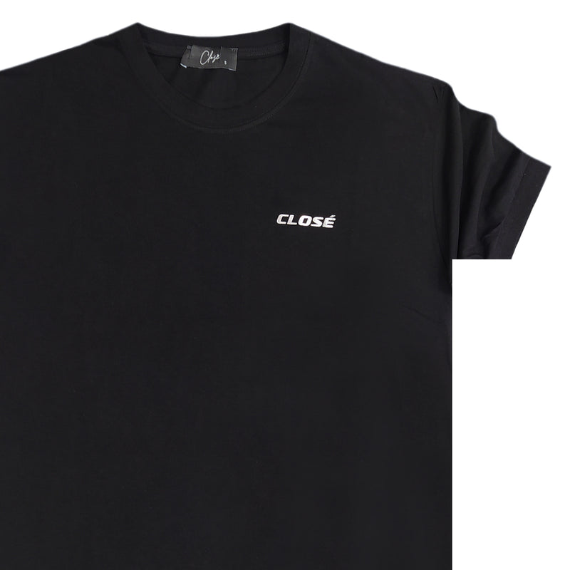 Clvse society - S23-300 - glossy logo tee - black
