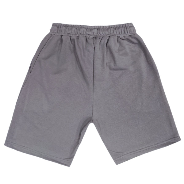 Close society - s23-350 - Classic logo shorts - grey