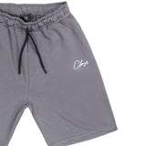 Clvse society - s23-350 - Classic logo shorts - grey