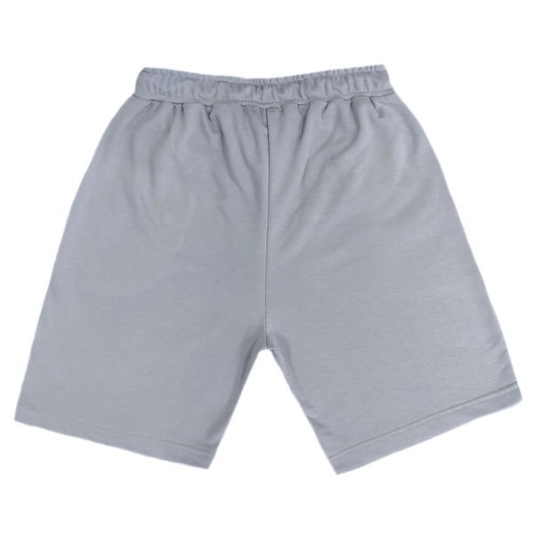 Close society - s23-352 - simple logo shorts - ice