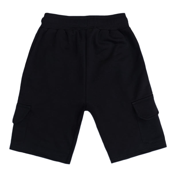 Close society - s23-369 - C cube logo cargo shorts - black