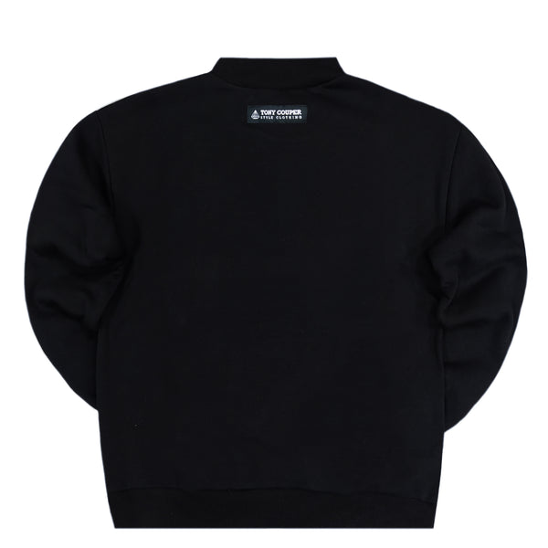 Tony couper - S23/5 - colorful frame crewneck - BLACK