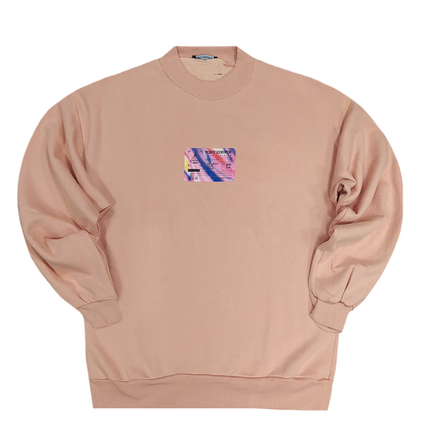 Tony couper - S23/6 - colorful frame crewneck - somon