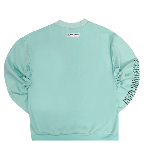 Tony couper- S23/9 - hustle crewneck - mint