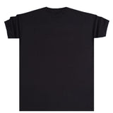 Ανδρική κοντομάνικη μπλούζα Close society - S24-200 - champion bear logo tee μαύρο