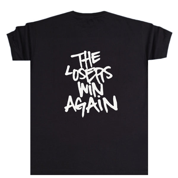 Close society - S24-219 - the losers win again OVERSIZED tee - black