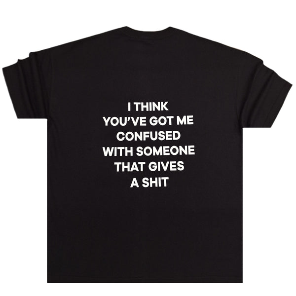 Close society - S24-209 - got me confused OVERSIZED tee - black