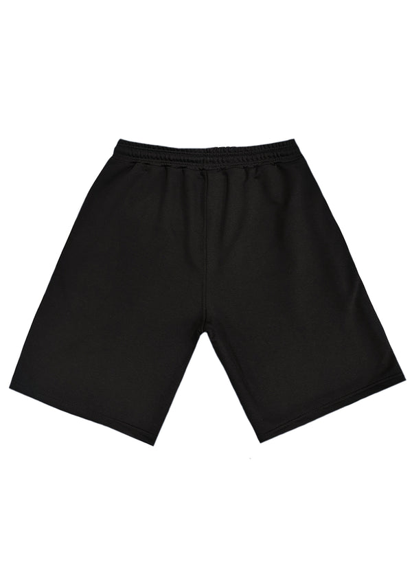 Βερμούδα Close society - S23-400 - simple logo shorts μαύρο